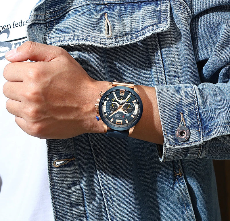 Relógio Masculino Curren Warrior Military